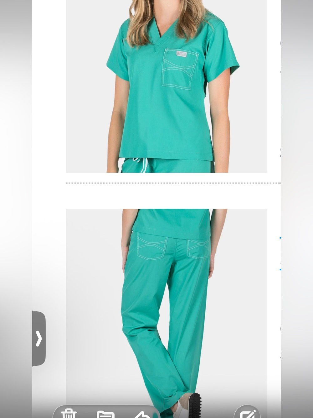 Blue Sky Co. Scrub Set